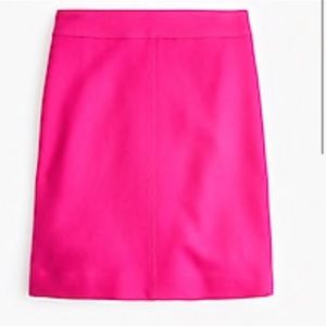 J.Crew princess short wool pink skirt